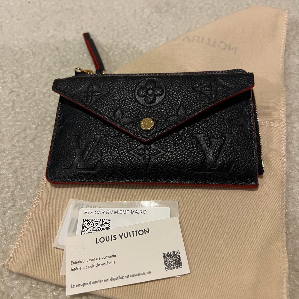 Louis Vuitton Recto Verso Monogram Blue Wallet
